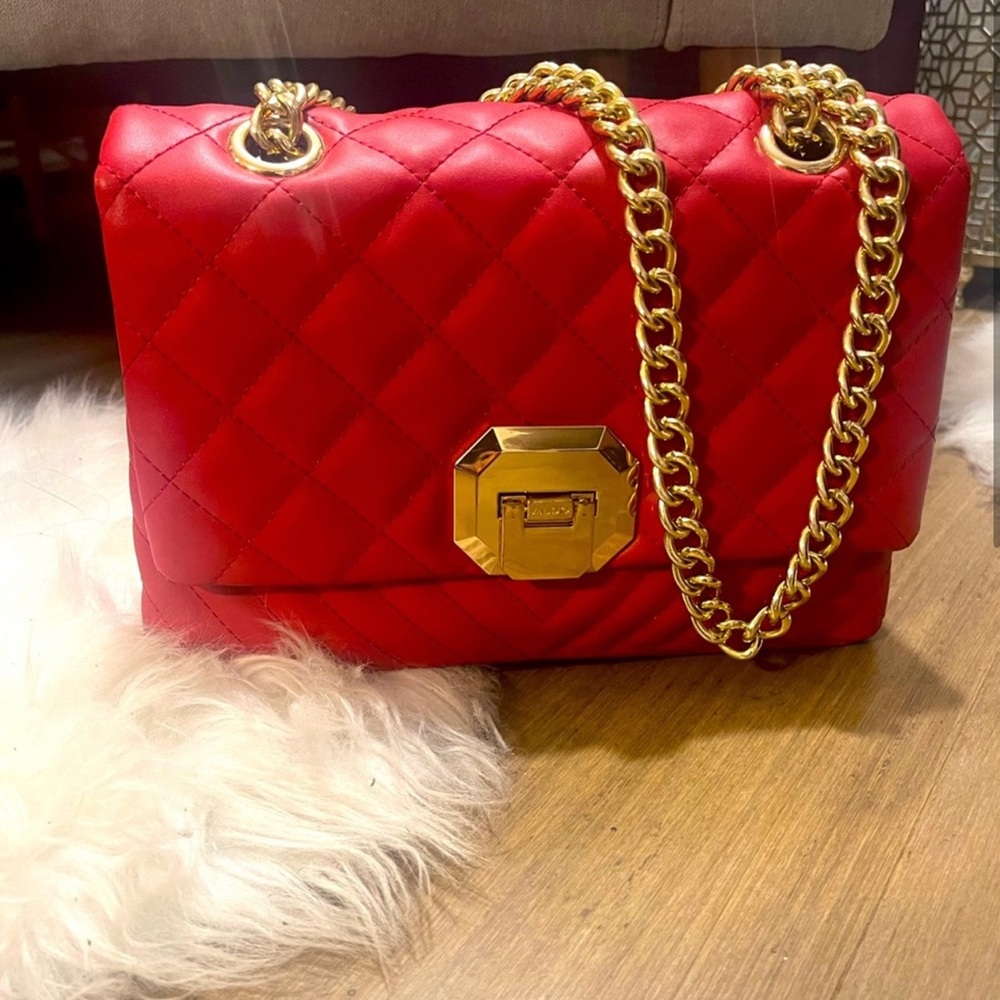 Red ALDO bag